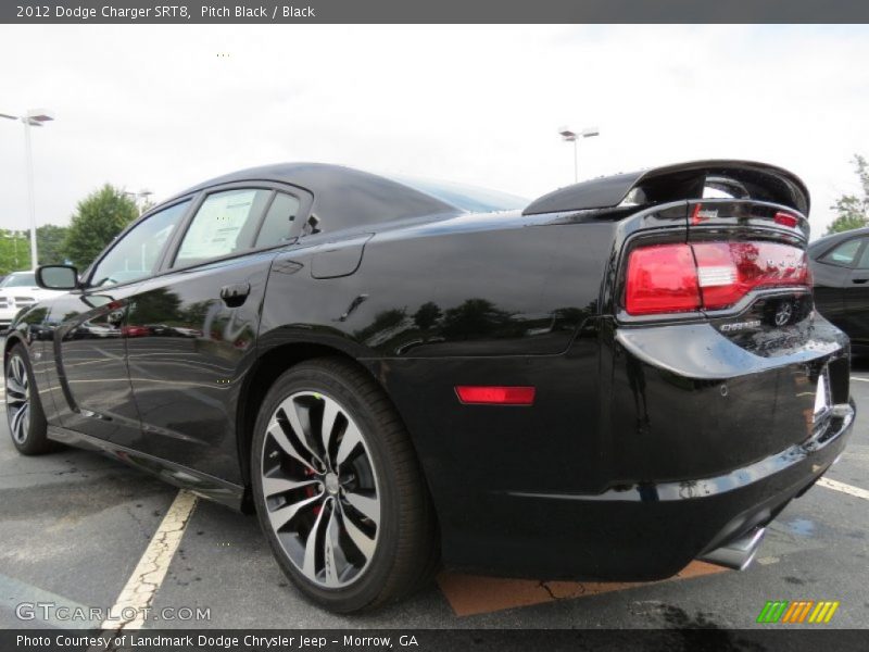 Pitch Black / Black 2012 Dodge Charger SRT8
