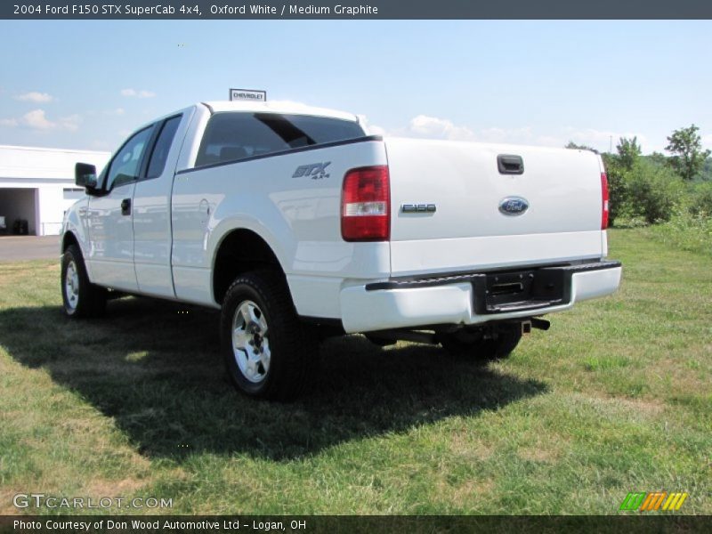 Oxford White / Medium Graphite 2004 Ford F150 STX SuperCab 4x4
