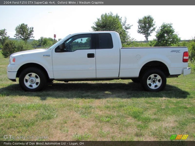 Oxford White / Medium Graphite 2004 Ford F150 STX SuperCab 4x4