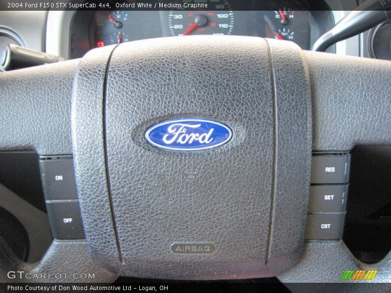 Oxford White / Medium Graphite 2004 Ford F150 STX SuperCab 4x4