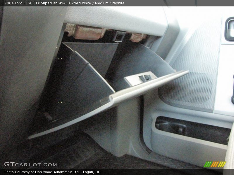 Oxford White / Medium Graphite 2004 Ford F150 STX SuperCab 4x4