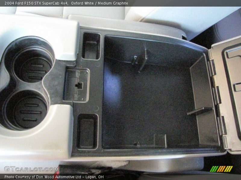 Oxford White / Medium Graphite 2004 Ford F150 STX SuperCab 4x4