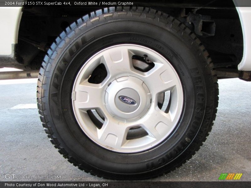 Oxford White / Medium Graphite 2004 Ford F150 STX SuperCab 4x4