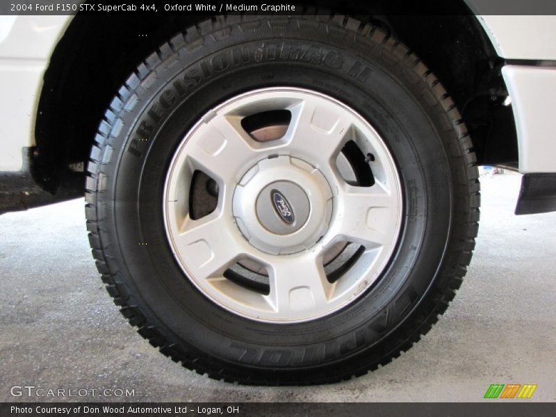 Oxford White / Medium Graphite 2004 Ford F150 STX SuperCab 4x4