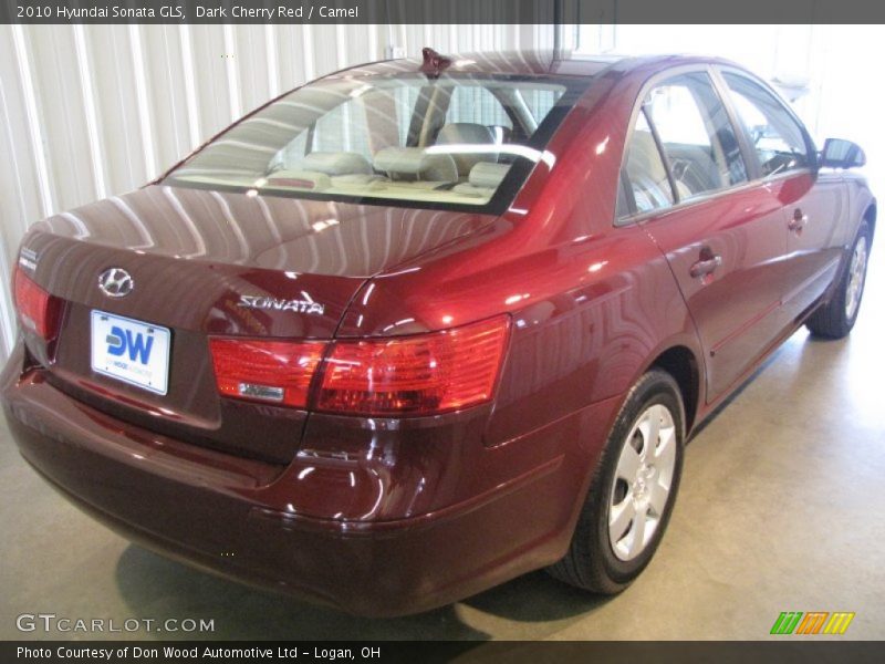 Dark Cherry Red / Camel 2010 Hyundai Sonata GLS