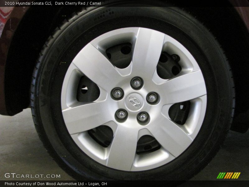 Dark Cherry Red / Camel 2010 Hyundai Sonata GLS