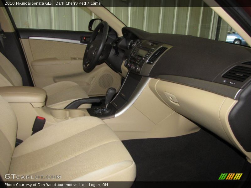 Dark Cherry Red / Camel 2010 Hyundai Sonata GLS