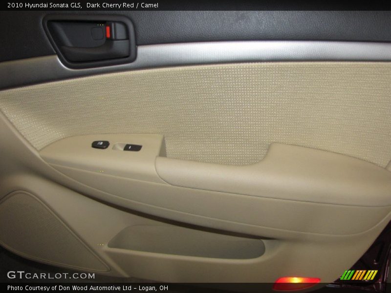 Dark Cherry Red / Camel 2010 Hyundai Sonata GLS