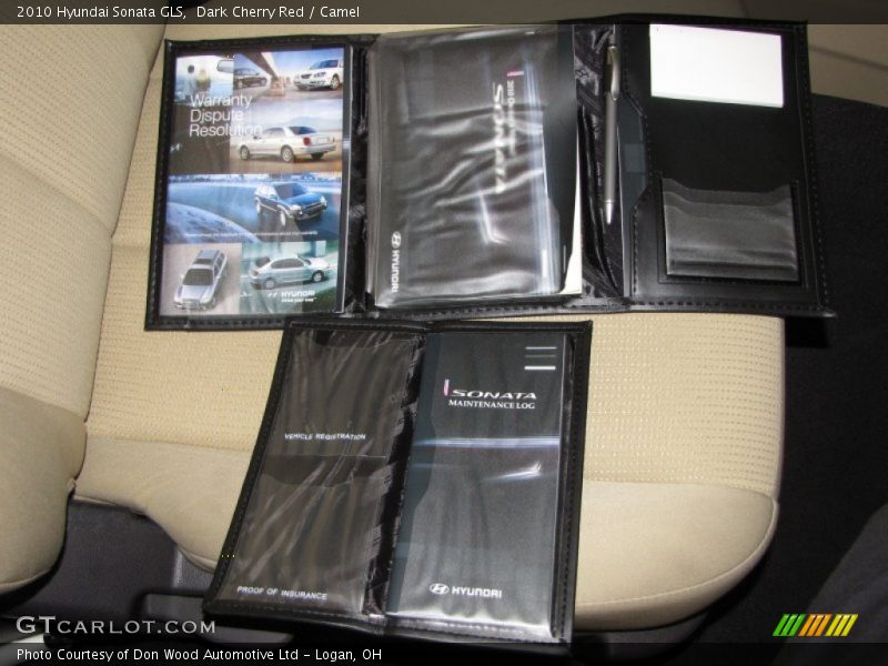 Dark Cherry Red / Camel 2010 Hyundai Sonata GLS