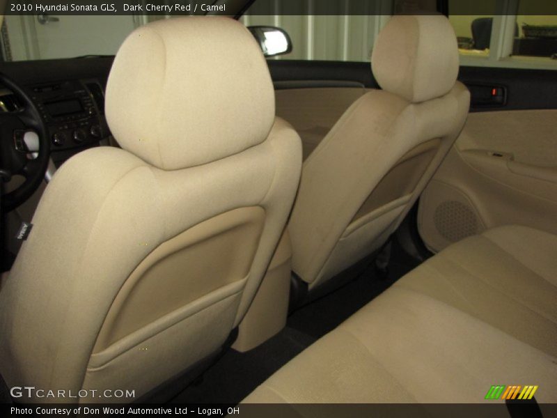 Dark Cherry Red / Camel 2010 Hyundai Sonata GLS