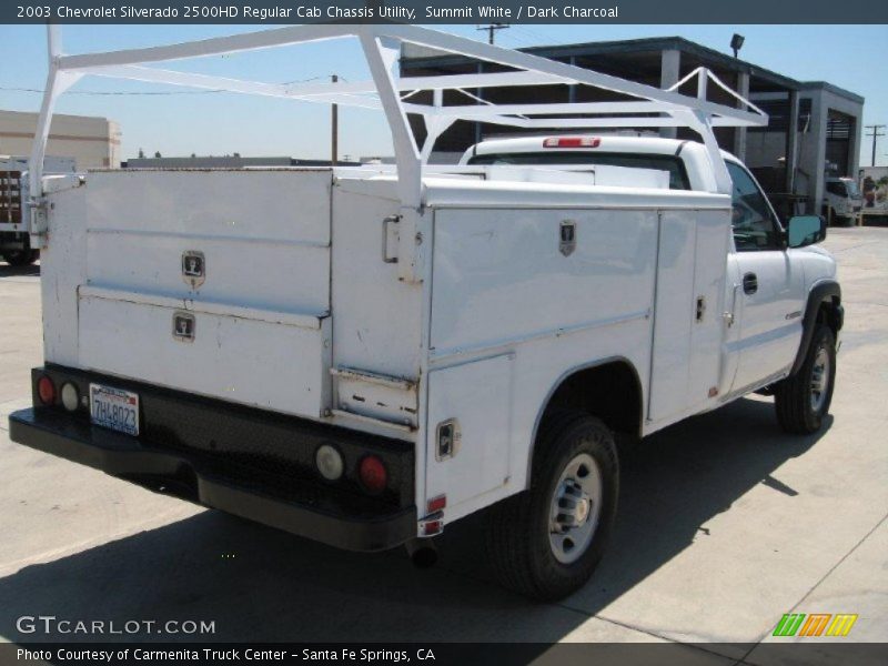Summit White / Dark Charcoal 2003 Chevrolet Silverado 2500HD Regular Cab Chassis Utility