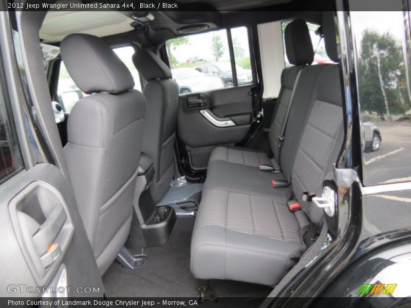  2012 Wrangler Unlimited Sahara 4x4 Black Interior
