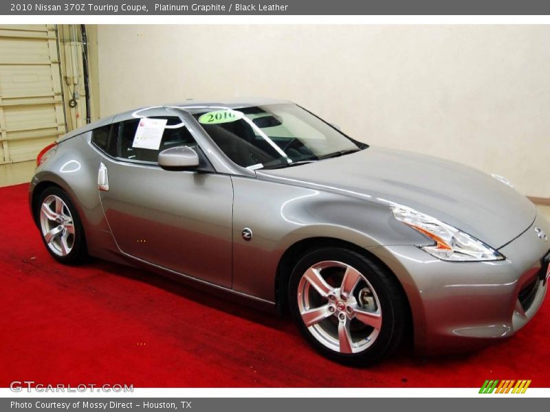 Platinum Graphite / Black Leather 2010 Nissan 370Z Touring Coupe