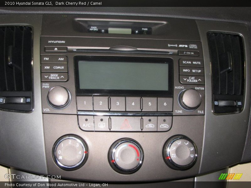 Dark Cherry Red / Camel 2010 Hyundai Sonata GLS