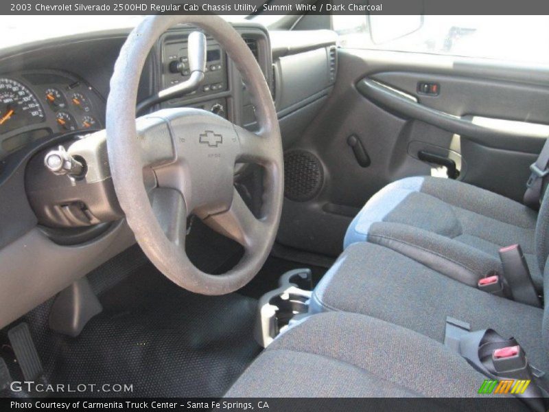  2003 Silverado 2500HD Regular Cab Chassis Utility Dark Charcoal Interior