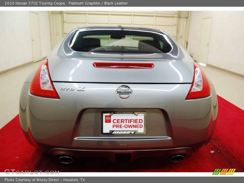 Platinum Graphite / Black Leather 2010 Nissan 370Z Touring Coupe