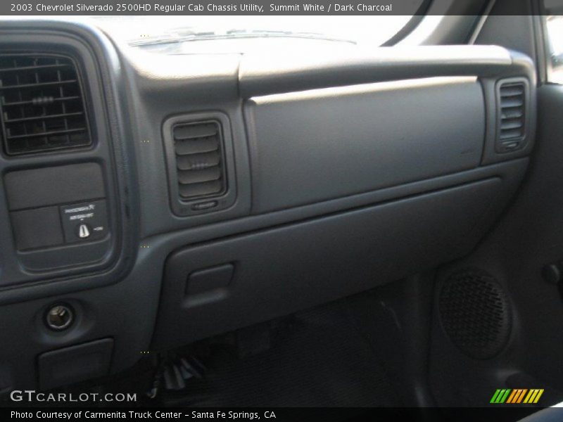 Summit White / Dark Charcoal 2003 Chevrolet Silverado 2500HD Regular Cab Chassis Utility