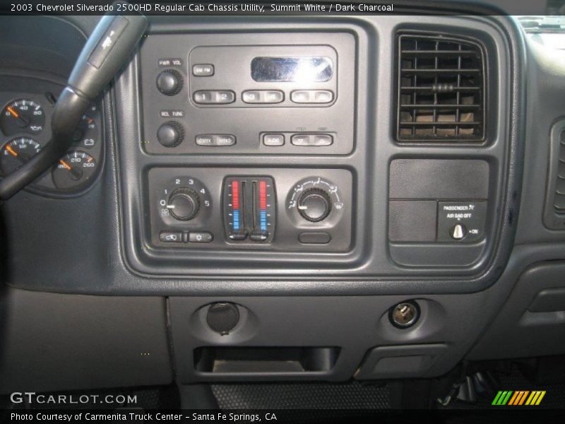 Summit White / Dark Charcoal 2003 Chevrolet Silverado 2500HD Regular Cab Chassis Utility