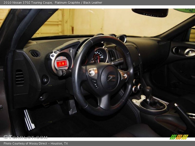 Platinum Graphite / Black Leather 2010 Nissan 370Z Touring Coupe