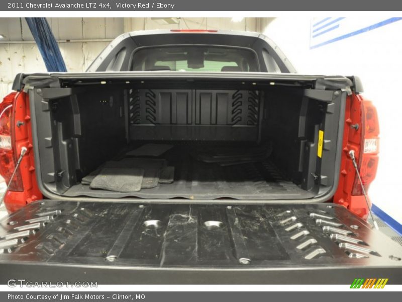Victory Red / Ebony 2011 Chevrolet Avalanche LTZ 4x4