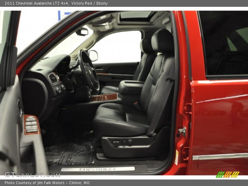 Victory Red / Ebony 2011 Chevrolet Avalanche LTZ 4x4