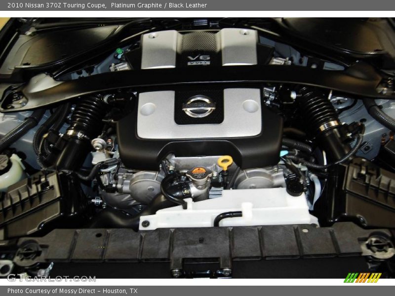 Platinum Graphite / Black Leather 2010 Nissan 370Z Touring Coupe