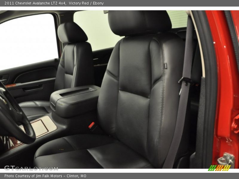 Victory Red / Ebony 2011 Chevrolet Avalanche LTZ 4x4