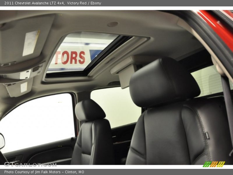 Victory Red / Ebony 2011 Chevrolet Avalanche LTZ 4x4