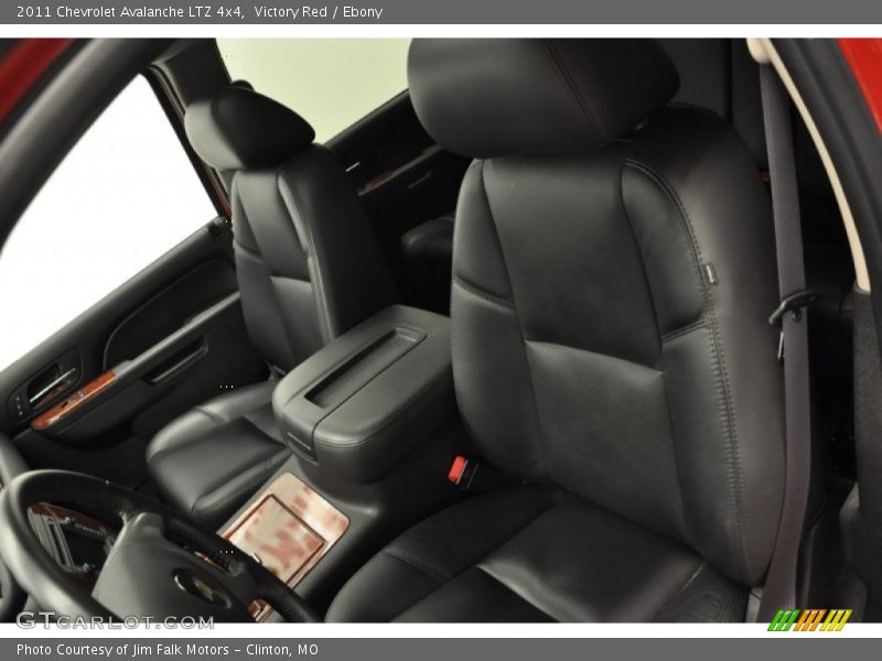Victory Red / Ebony 2011 Chevrolet Avalanche LTZ 4x4