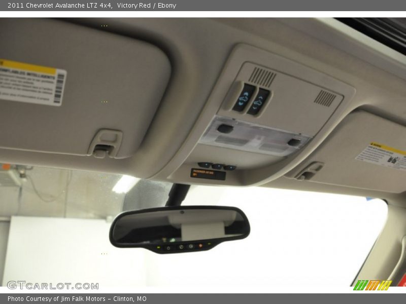 Victory Red / Ebony 2011 Chevrolet Avalanche LTZ 4x4