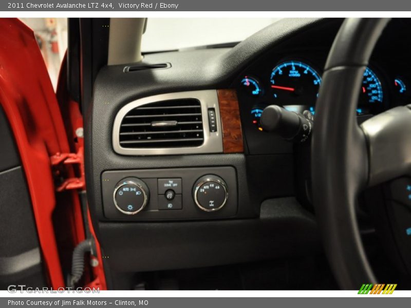 Victory Red / Ebony 2011 Chevrolet Avalanche LTZ 4x4