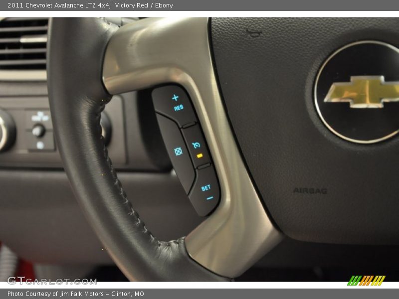 Victory Red / Ebony 2011 Chevrolet Avalanche LTZ 4x4