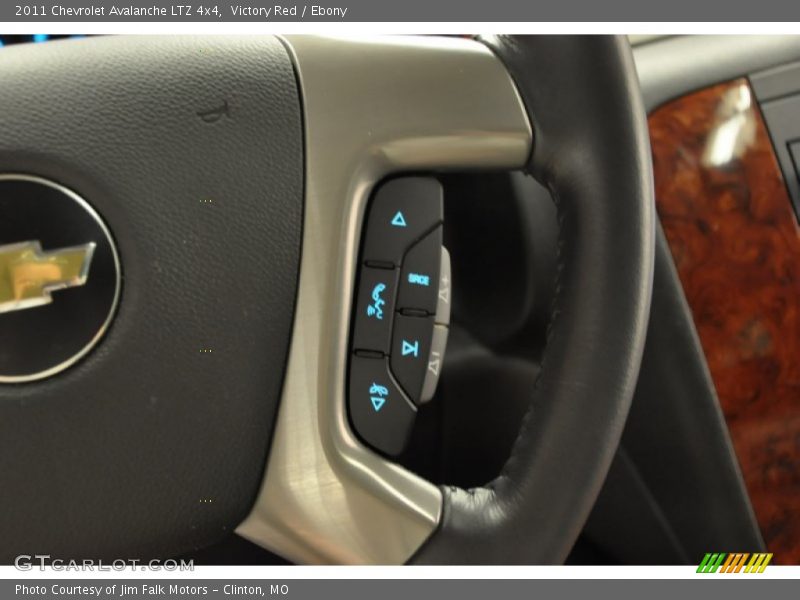 Victory Red / Ebony 2011 Chevrolet Avalanche LTZ 4x4
