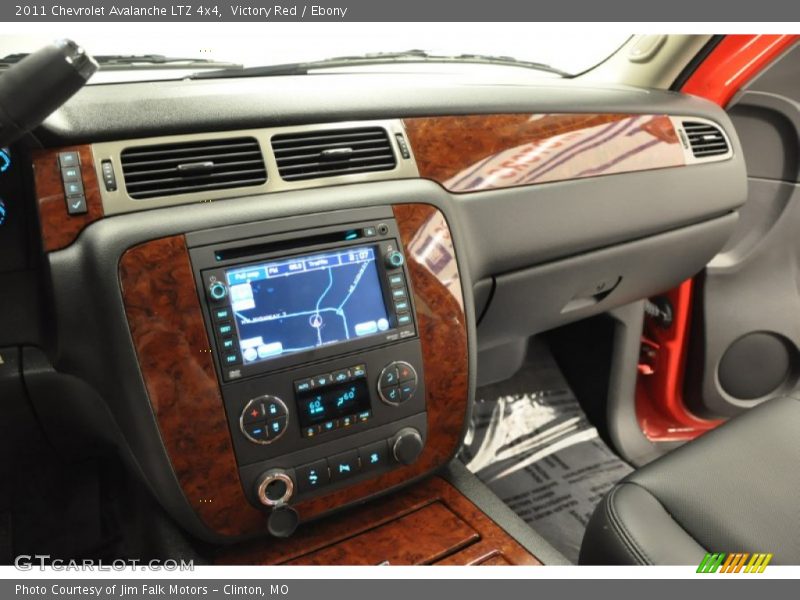 Victory Red / Ebony 2011 Chevrolet Avalanche LTZ 4x4