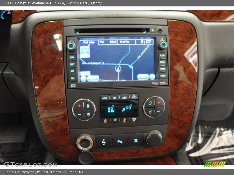 Victory Red / Ebony 2011 Chevrolet Avalanche LTZ 4x4