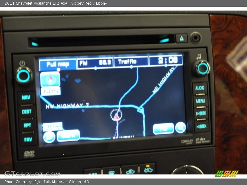 Victory Red / Ebony 2011 Chevrolet Avalanche LTZ 4x4