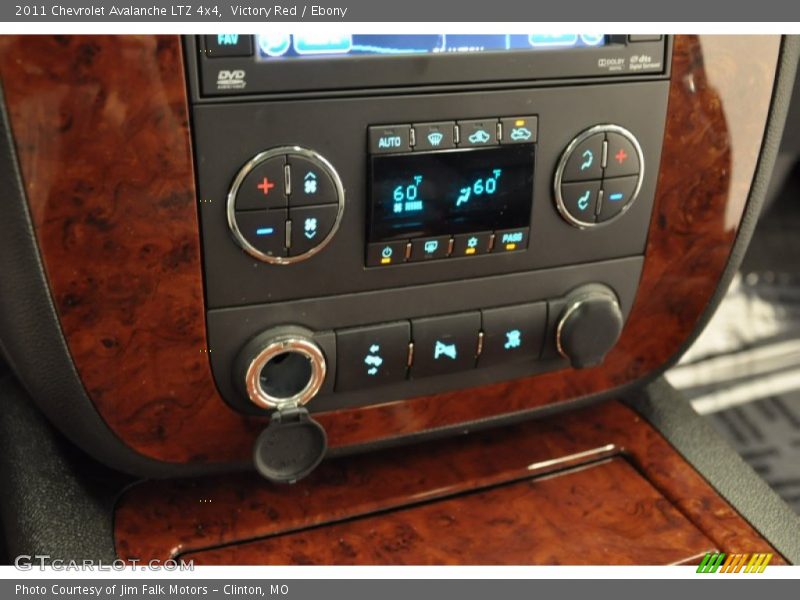Victory Red / Ebony 2011 Chevrolet Avalanche LTZ 4x4