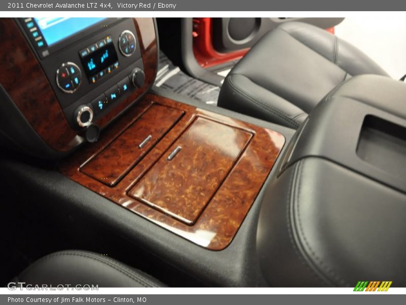 Victory Red / Ebony 2011 Chevrolet Avalanche LTZ 4x4