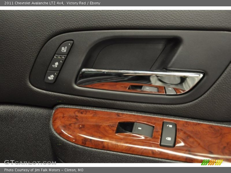Victory Red / Ebony 2011 Chevrolet Avalanche LTZ 4x4