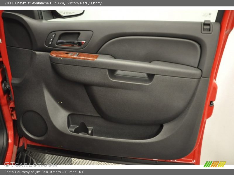 Victory Red / Ebony 2011 Chevrolet Avalanche LTZ 4x4