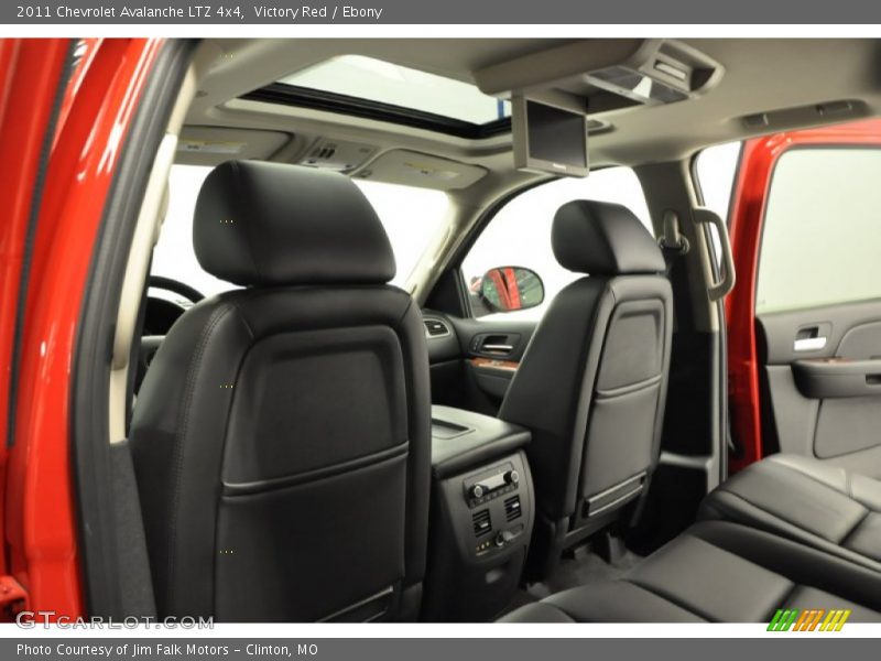 Victory Red / Ebony 2011 Chevrolet Avalanche LTZ 4x4
