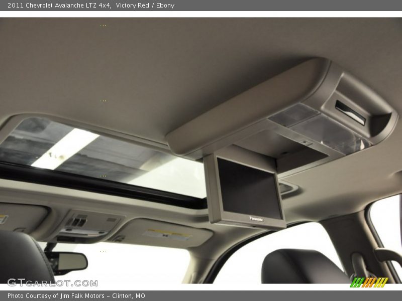 Victory Red / Ebony 2011 Chevrolet Avalanche LTZ 4x4