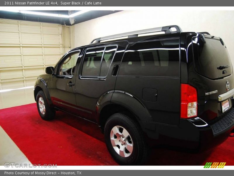 Super Black / Cafe Latte 2011 Nissan Pathfinder LE 4x4