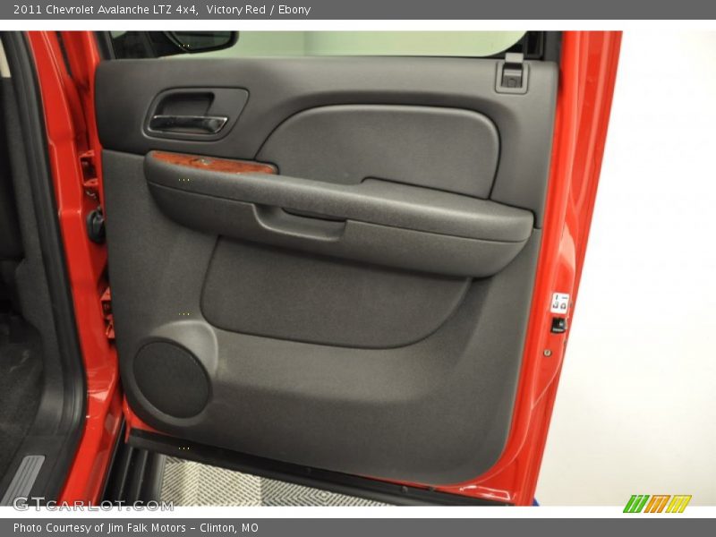 Victory Red / Ebony 2011 Chevrolet Avalanche LTZ 4x4