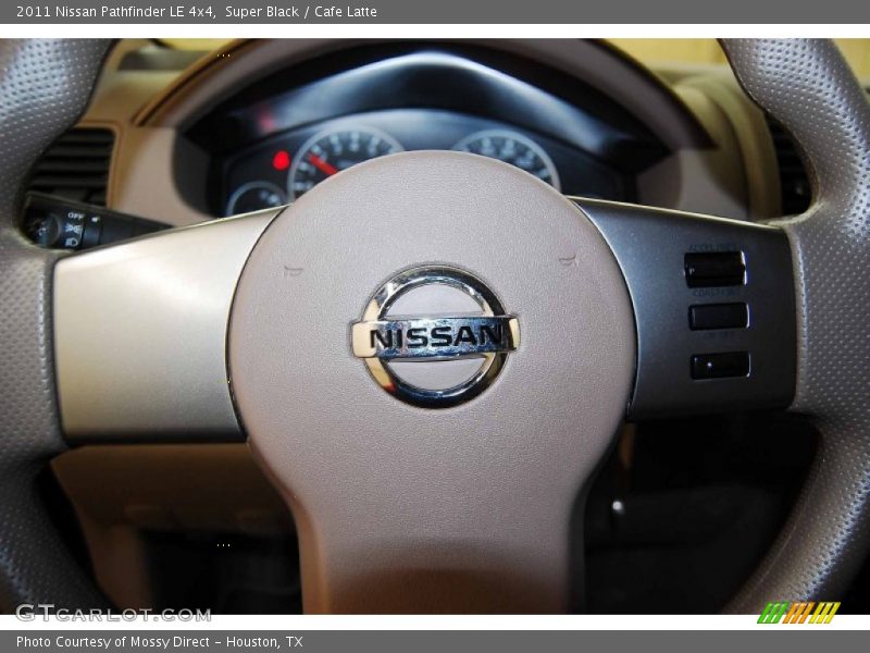 Super Black / Cafe Latte 2011 Nissan Pathfinder LE 4x4