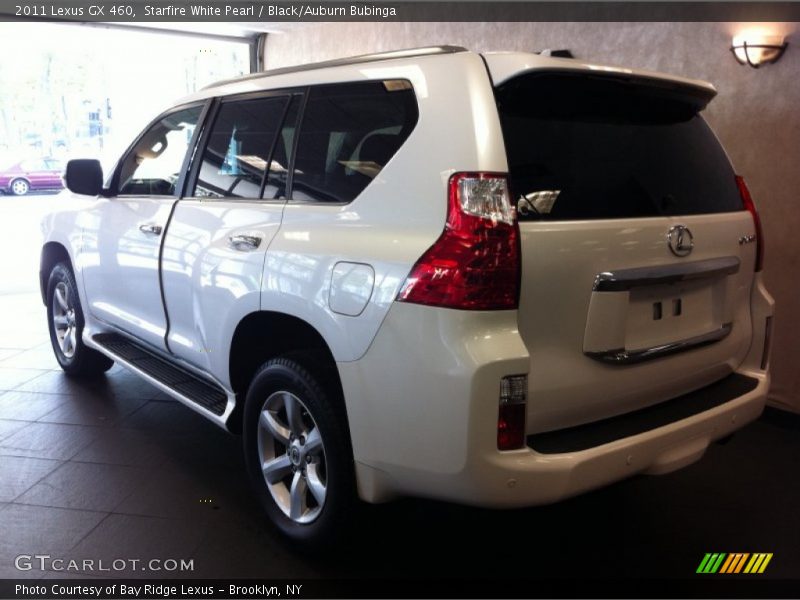 Starfire White Pearl / Black/Auburn Bubinga 2011 Lexus GX 460