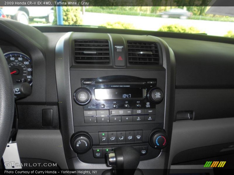 Taffeta White / Gray 2009 Honda CR-V EX 4WD