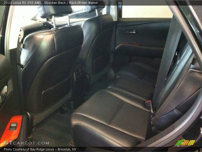 Obsidian Black / Black/Brown Walnut 2010 Lexus RX 350 AWD