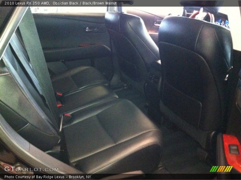 Obsidian Black / Black/Brown Walnut 2010 Lexus RX 350 AWD