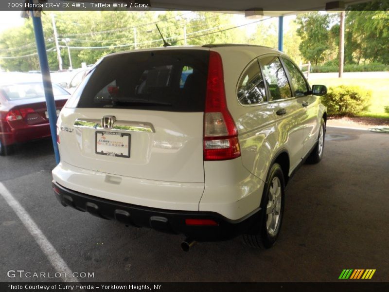 Taffeta White / Gray 2009 Honda CR-V EX 4WD